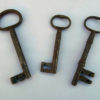 Antique Keys, Steampunk, Home Decor,Large, Victorian, Skeleton Keys, Steampunk Supplies, Old Keys, Lot of 3, Keyring, Hand Forged steampunk buy now online