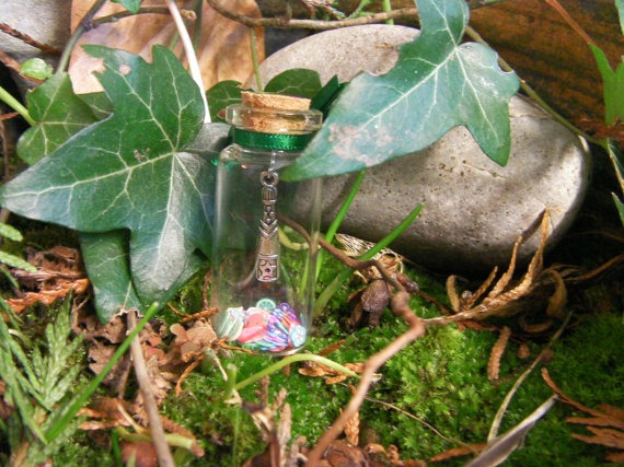 Mini Faerie Cloud Magic Bottle -  Party Magic -  Lucky Charm, Friendship Gift, Crafting Trinket steampunk buy now online