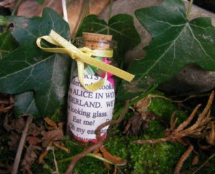 Mini Faerie Cloud Magic Bottle - Fruits of Alice.  Lucky Charm, Friendship Gift, Crafting Trinket! steampunk buy now online