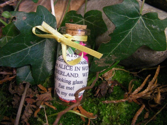 Mini Faerie Cloud Magic Bottle - Fruits of Alice.  Lucky Charm, Friendship Gift, Crafting Trinket! steampunk buy now online