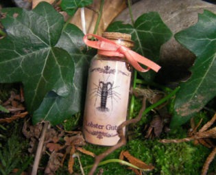 Mini Faerie Cloud Magic Bottle - Steampunk Lobster Guts.  Lucky Charm, Friendship Gift, Crafting Trinket! steampunk buy now online