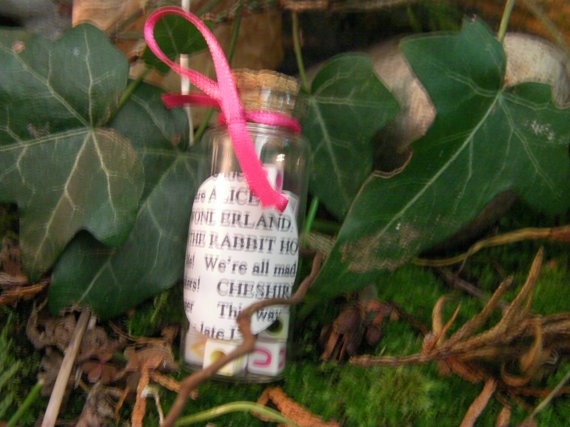 Mini Faerie Cloud Magic Bottle - Letters to Alice.  Lucky Charm, Friendship Gift, Crafting Trinket! steampunk buy now online