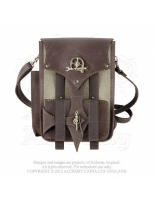 Garanel's engineer tablet bag with mobile pouch steampunk buy now online