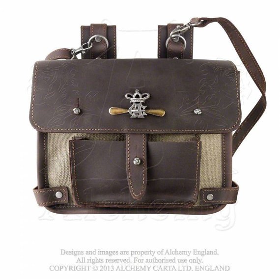 Alchemy Wing-Commander's Attache Pouch with phone pocket steampunk buy now online