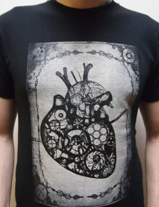 The Magician Tarot Card Macabre Men's T-Shirt  Hand Screen Printed steampunk buy now online