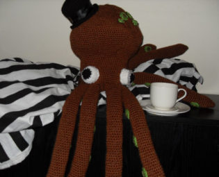 Handmade Large Steampunk Cuddly Octopus steampunk buy now online