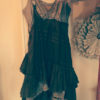 upcycled silk tattered boho dress size 12 14 16 steampunk buy now online