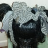 Set of Hair Scrunchies + Mini-Top-Hat , GINA Steampunk Wonderland, Fascinator, Burlesque, Re-purposed, Re-cycled, Party, Fairy, Extensions steampunk buy now online