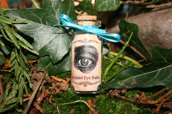 Mini Faerie Cloud Magic Bottle - Pickled Eye Balls  .  Lucky Charm, Friendship Gift, Crafting Trinket! steampunk buy now online