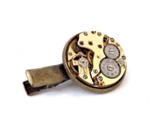 Steampunk Vintage Watch Movement Hair Clip / Hairclip - Ahead Of Time steampunk buy now online