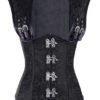 Steel Bone Steampunk Corset In Brocade-CD-1873 steampunk buy now online