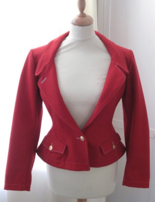 Vintage Junior Gaultier wool felt jacket steampunk buy now online