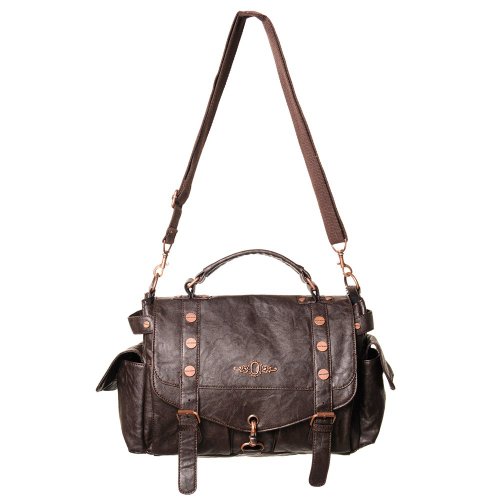 Banned Clothing Steampunk Hand Bag With Bronze Details [Apparel] steampunk buy now online