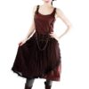 PHAZE Clothing Steampunk Compass Goth DRESS Brown Chains/Net XXL 16 steampunk buy now online