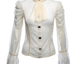 Jawbreaker Steampunk Shirt (Cream) - X-Large steampunk buy now online