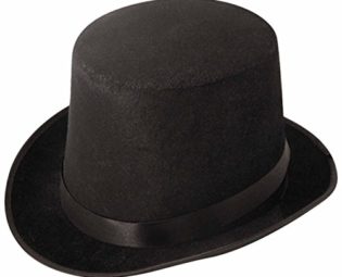 Top Hat Black Velour steampunk buy now online