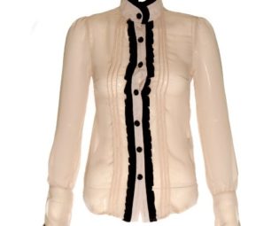 Steampunk Brown & Cream Shirt - Medium steampunk buy now online