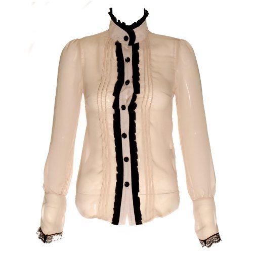Steampunk Brown & Cream Shirt - Medium steampunk buy now online