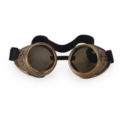 Vintage Rustic Cyber Goggles Steampunk Welding Goth Cosplay Photos (Copper) steampunk buy now online