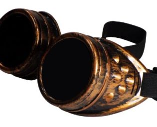 CYBER GOGGLES STEAMPUNK WELDING GOTH COSPLAY VINTAGE GOGGLES RUSTIC (Copper) steampunk buy now online
