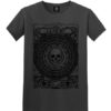 La Mort Clothing. Narcosis Skull T Shirt. Black Print on Charcoal. Size Large steampunk buy now online