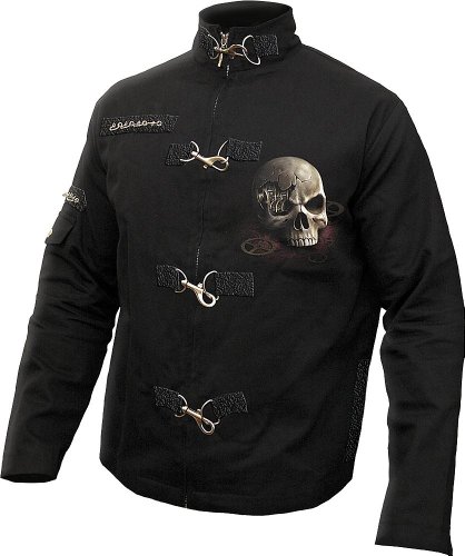 Spiral - Men - STEAM PUNK BANDIT - Orient Goth Jacket Black - Large steampunk buy now online