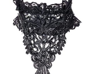 Steampunk Edwina Collar (Black) - One Size steampunk buy now online