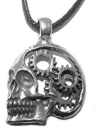 Skull Steampunk Gothic Pendant Necklace steampunk buy now online