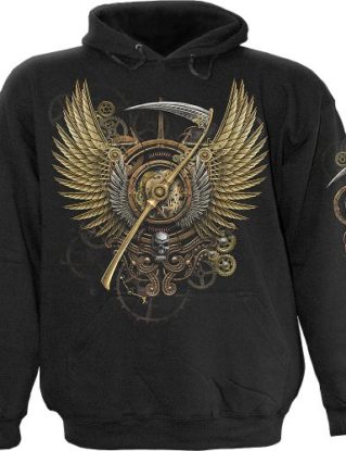 Spiral - Men - STEAM PUNK REAPER - Hoody Black - Medium steampunk buy now online