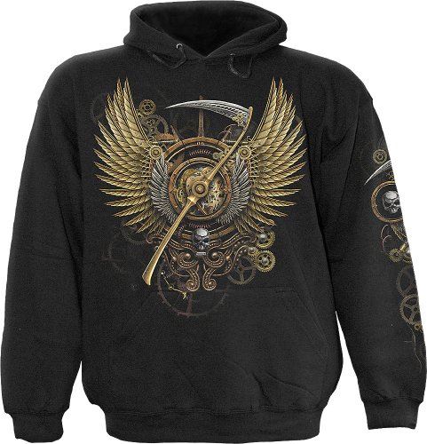 Spiral - Men - STEAM PUNK REAPER - Hoody Black - Medium steampunk buy now online