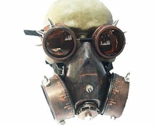 Halloween Cool Cosplay Steampunk Mask Retro Glasses Gas masks Wind mirror Gothic Props steampunk buy now online