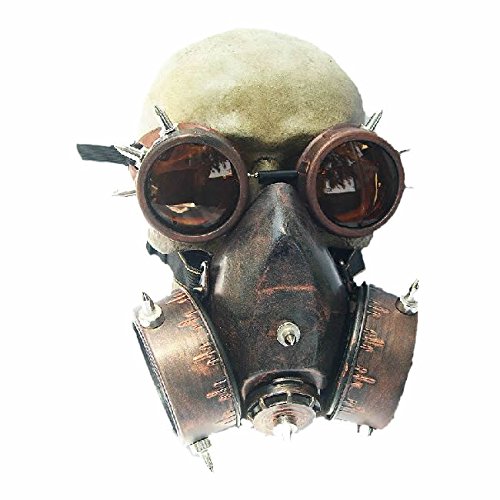 Halloween Cool Cosplay Steampunk Mask Retro Glasses Gas masks Wind mirror Gothic Props steampunk buy now online