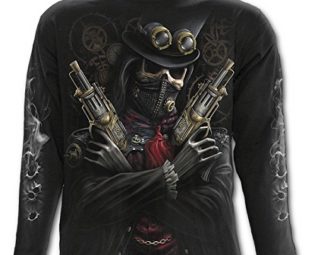 Spiral - Men - STEAM PUNK BANDIT - Longsleeve T-Shirt Black - X-Large steampunk buy now online