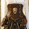 brown Steampunk Corset Brass Lion - All Sizes 'Air Kraken Assasin'  Corset belt - all sizes steampunk buy now online