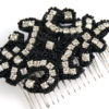 Black and crystalhair comb - Art Deco inspired steampunk buy now online