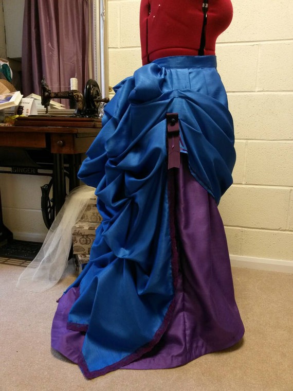 Customisable Grand Bustle Overskirt steampunk buy now online