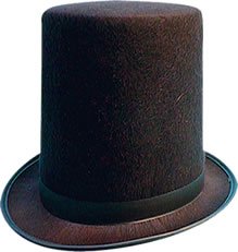 Stovepipe Topper Blk Felt Partypackage B Dress Up Hats | Party Photo BoothAccessories | All Themes steampunk buy now online