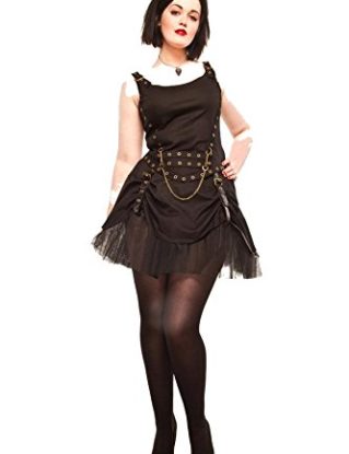 Size 6/8 - Ladies Steampunk Gothic Victorian Rouched Skirt with Net Petticoat steampunk buy now online