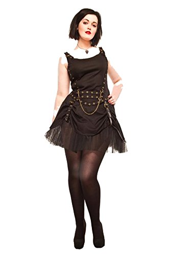 Size 6/8 - Ladies Steampunk Gothic Victorian Rouched Skirt with Net Petticoat steampunk buy now online