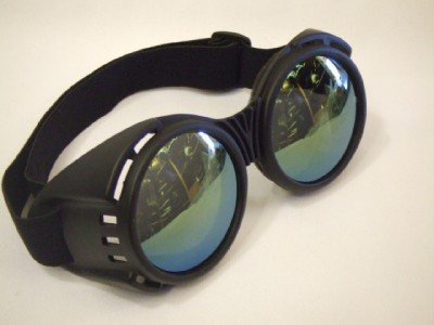 Industrial Goggles ~ Steampunk ~ Glasses ~ Black ~ Scientist ~ Inventor steampunk buy now online