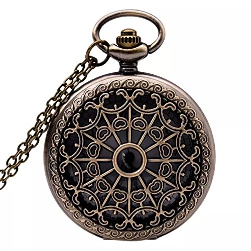 Nice Steampunk Retro Antique Bronze Pocket Watch Quartz Clock Necklace Pendant steampunk buy now online