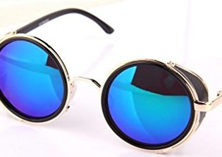 Men's & Women's Steampunk Round Cyber Goggles Sunglasses steampunk buy now online