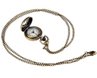 Antique Bronze Steampunk Necklace Pendant Watch 1.1" HOT steampunk buy now online