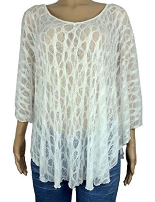 Size 22/24 Ivory Cream Plus Size Long Sleeve Batwing Lace Over Blouse Gothic Top steampunk buy now online