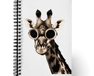 CafePress Giraffe With Steampunk Sunglasses Goggles Journal - Standard steampunk buy now online