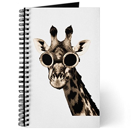 CafePress Giraffe With Steampunk Sunglasses Goggles Journal - Standard steampunk buy now online