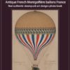 99 Luftballons, Early European hot air balloons, Antique French Montgolfière ballons France, real authentic steampunk art designs photo book steampunk buy now online