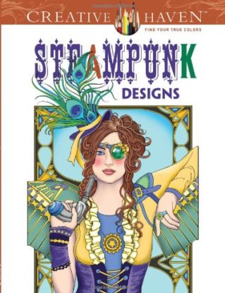 Steampunk Coloring Book (Creative Haven Coloring Books) steampunk buy now online