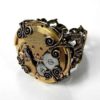 Steampunk Jewelry Ring, Vintage Gold Ruby Jeweled RARE Watch Steam Punk Ring, Adjustable Wedding STUNNING - Steampunk Jewelry by edmdesigns by edmdesigns steampunk buy now online