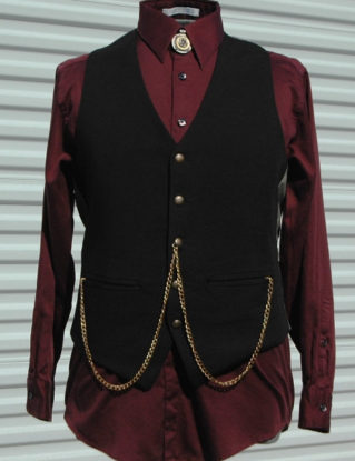 M Mens Steampunk Vest Master of the Changing Universe by OLearStudios steampunk buy now online
